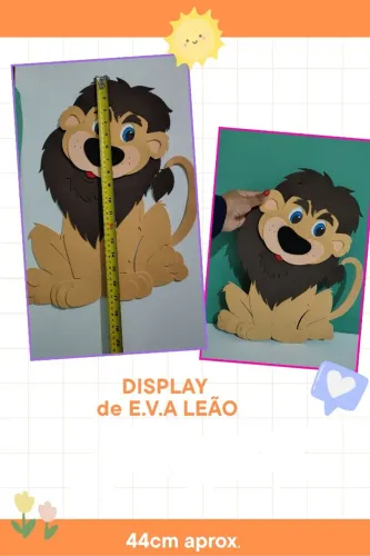 Display de Leão em EVA - 44cm