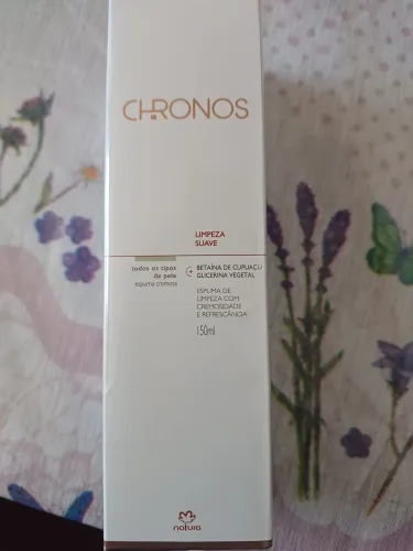 Espuma de Limpeza Suave Chronos Natura 150ml
