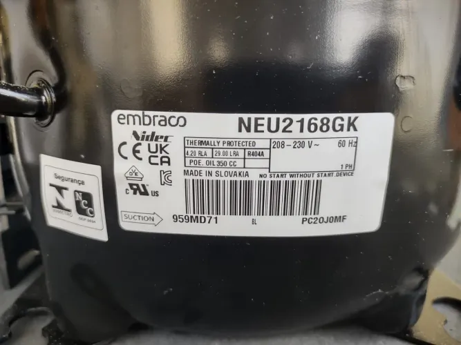 Compressor Embraco NEU2168GK