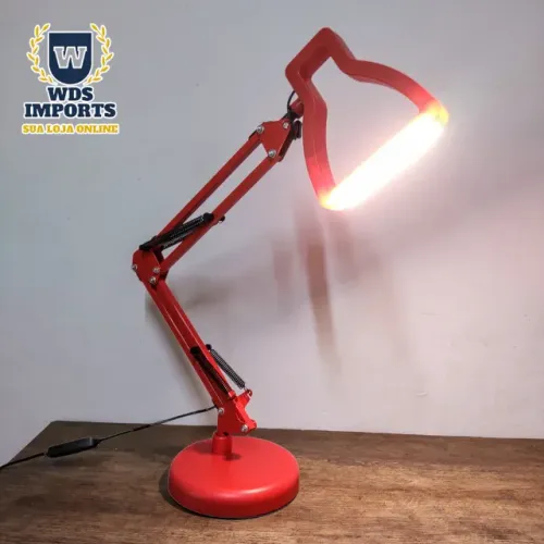 Luminaria Abajour de Led Articulado Pixar - Luatek 