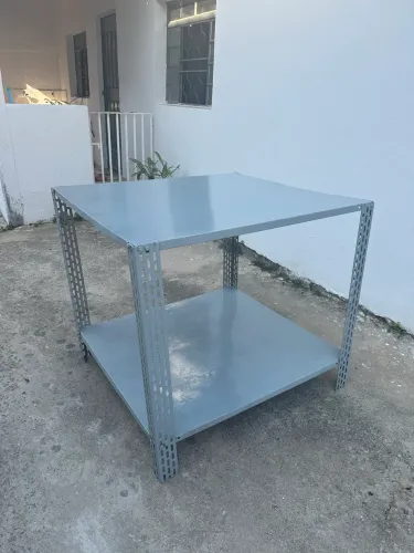 Bancada de aço industrial 90x1,0x90