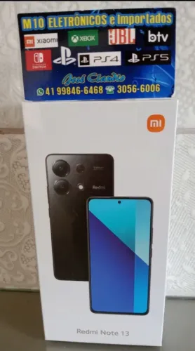 Celular xiaomi redmi note 13 256gb novo lacrado