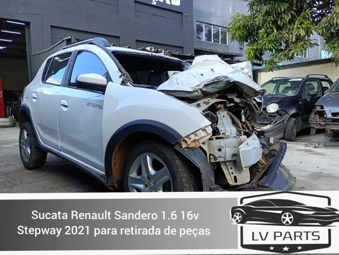 Sucata Renault Sandero Stepway 1.6 16 2021 para retirada de peças