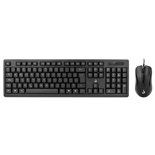 Kit Teclado e Mouse Office TGT GR100 com fio, ABNT2, 1200DPI, Preto, Novo, Lacrado