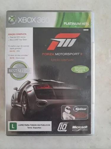 Forza Motorsport 3 Completo Original Xbox 360 