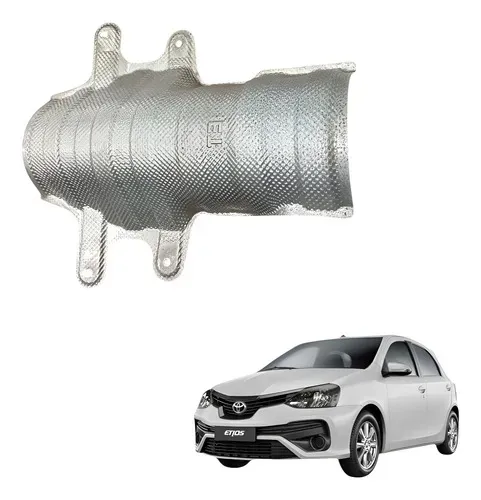 Defletor Protetor Calor Catalisador Escape Toyota Etios 2017