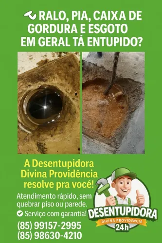 Desentupidora de esgoto 