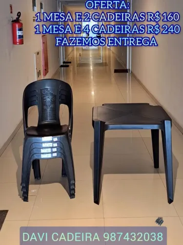 PROMOÇÃO: MESA COM CADEIRAS JX- HZ 2S ZY ENTREGAMOS MX