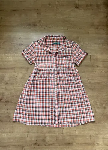 Vestido xadrez tam P Luigi Bertolli