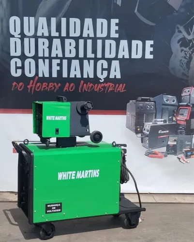 Máquina de Solda Fonte MIG Solmig 470 White Martins