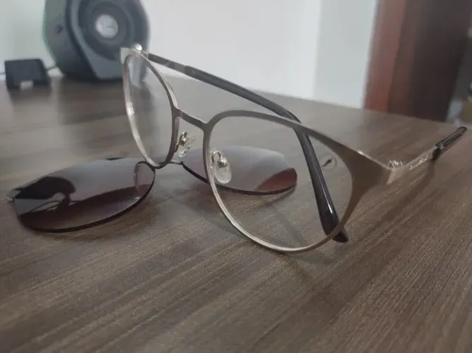 Armação Para Óculos de Grau Feminino Chilli Beans Clássicos Polarizado Dourado