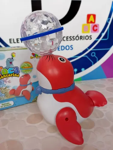 FOCA COM BOLINHA GIRATÓRIA - BRINQUEDO INFANTIL