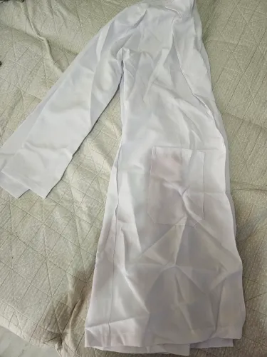 Jaleco Branco unisex novo G