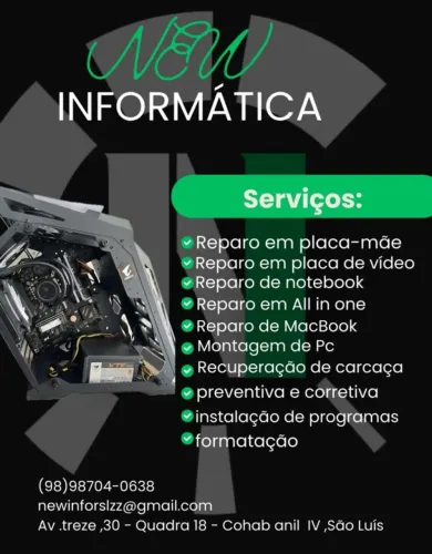Loja de Informática (REPAROS EM PLACA E VENDAS)