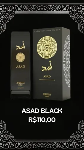 Hidratante Asad Black 200ML