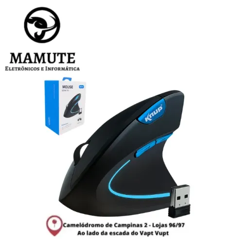 Mouse KPMUO25 USB Óptico Ergonômico - Conforto e Precisão!
