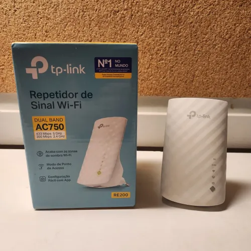 Wi-Fi TP-Link RE200 AC750 - Perfeito na Caixa