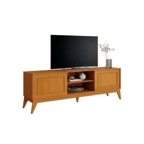 Rack KG 2 Portas Retrô Para TV Até 55'' Polegadas! Frete e Montagem Grátis.