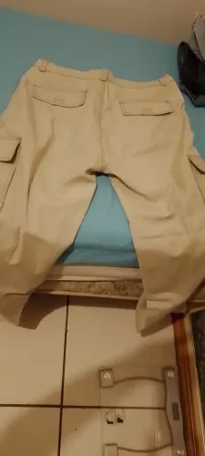 Calça Cargo Bege