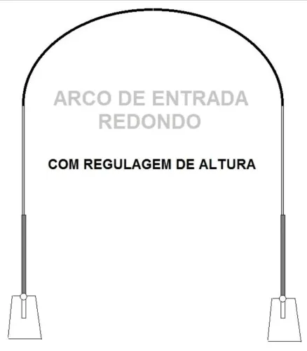 Estrutura para arco de balões