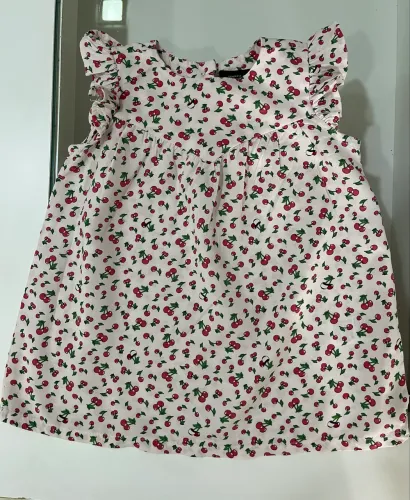 Vestido Cerejinhas Tommy Hilfiger 6/9 meses