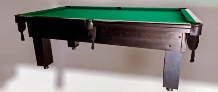 Mesa de sinuca mais tampão vira mesa de estar