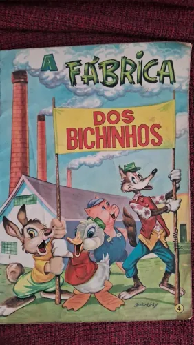 Raro livro infantil A Fabrica dos Bichinhos década de 60.