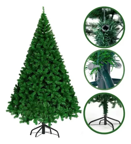 Arvore de Natal Artificial 1.80cm + Enfeites