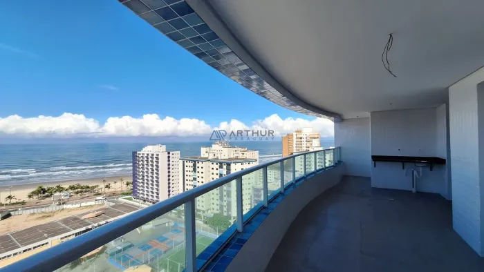Apartamento à venda com vista mar Praia Grande no bairro Cidade Ocian