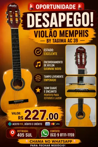 Violão Memphis By tagma AC 39