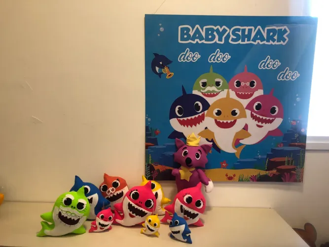 Decoração de Festas - Baby Skark