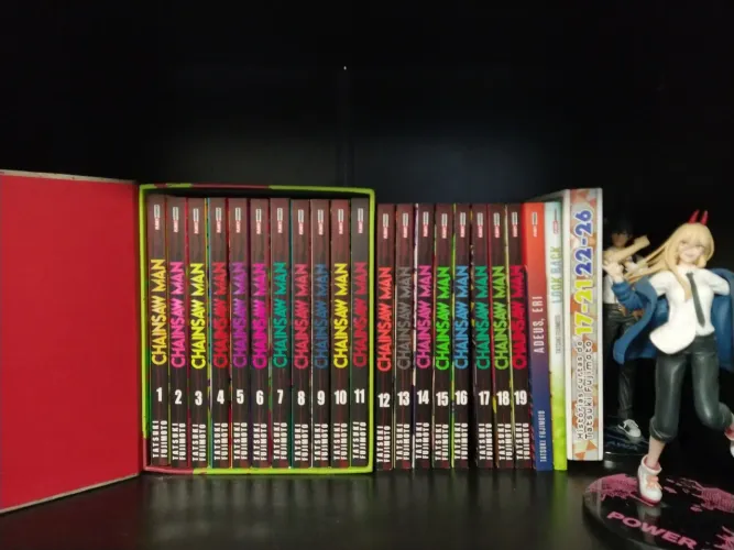 Coleção Mangá Chainsaw Man 19 volumes - Tatsuki Fujimoto - Panini