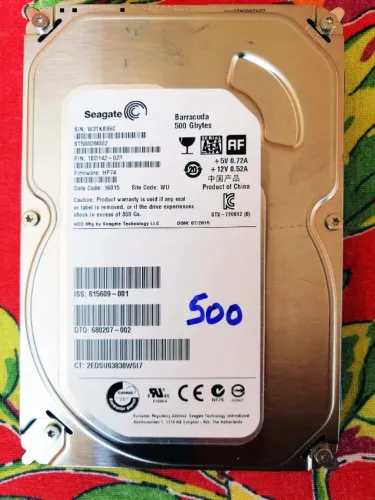 HD SEAGATE BARRACUDA - 500 GB - perfeitas condições