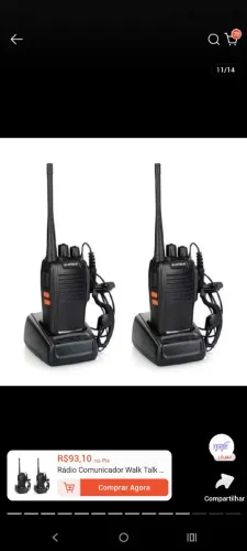 Comunicador Walkie-Talkie Baofeng BF-777S