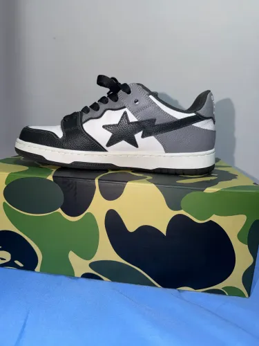 Bape sk8 #5 black white grey 