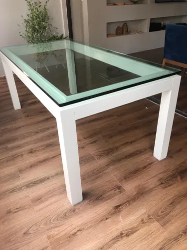 Mesa de vidro perfeito estado