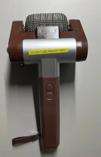 Escova Eletrica Rotativa Sem Fio Limpeza De Grelha Churrasqueira Inox?
