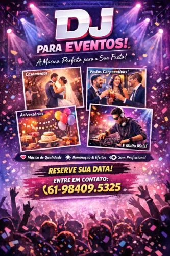 DJ para Festas e Eventos - Som de Qualidade e Animação Garantida!