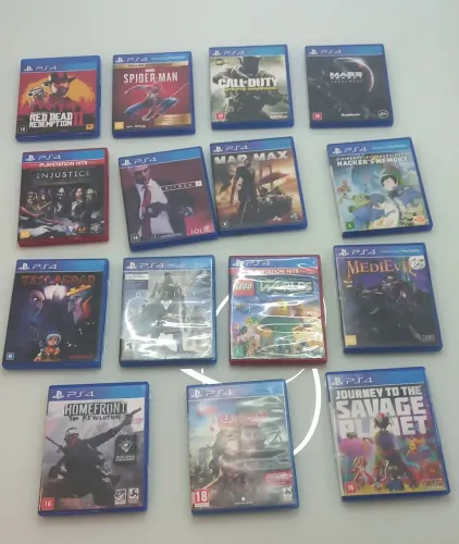 Lote 14 jogos PS4
