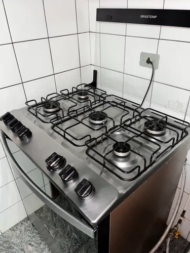 Fogão Brastemp 5 bocas inox bivolt
