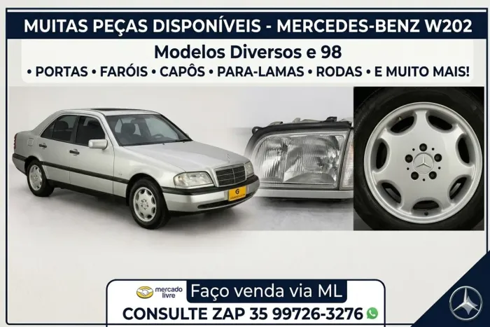 Peças Mercedes c180 c220 c230 c280 w202