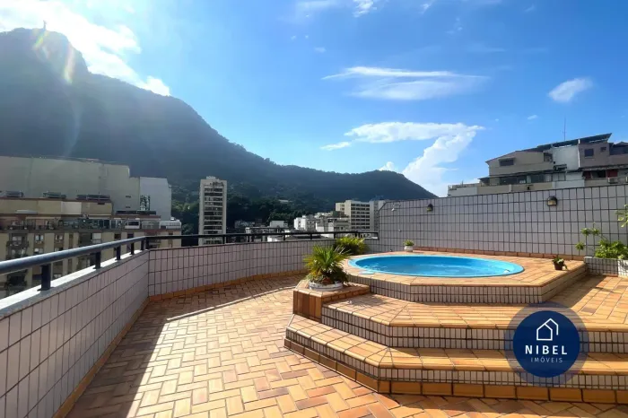 Cobertura na Lagoa com vista para o Cristo
