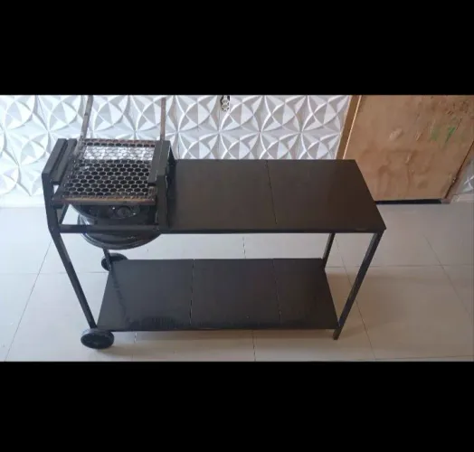 Churrasqueira Aro 14 Metalon e na cerâmica