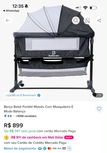 Berço semi novo, ?ACEITO OFERTA?!!!