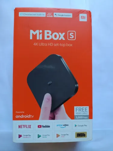 Mi Box S nova, na caixa 4K 