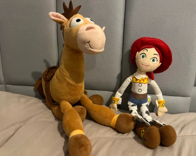 Pelúcias Jessie e Bala no Alvo Toy Story