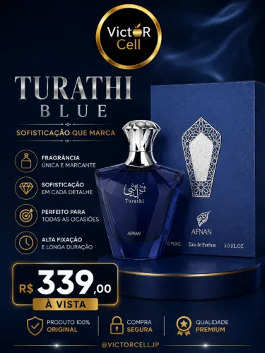 Turathi Blue Original | Lacrado | Loja @VictorCell