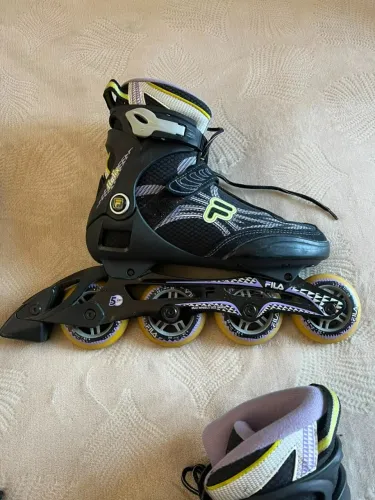 Patins Fila Helix e Equipamentos de proteção
