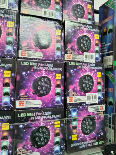 Canhão de LED RGBW 12 Leds