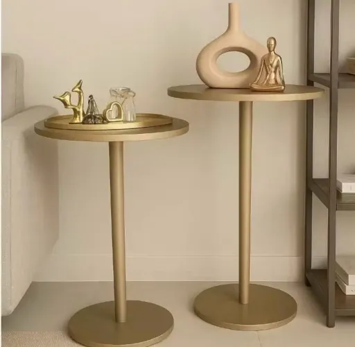 Conjunto de mesas laterais